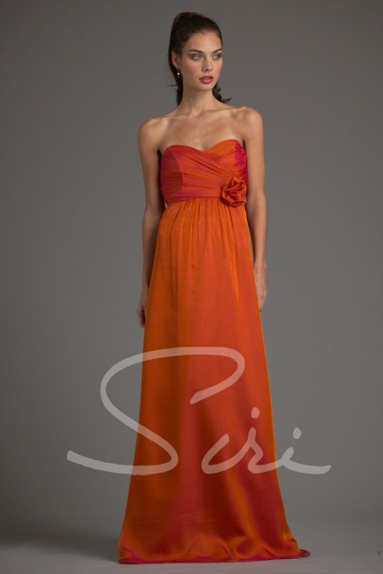 Carissa Gown with Flower 5771 - Siri Dresses
