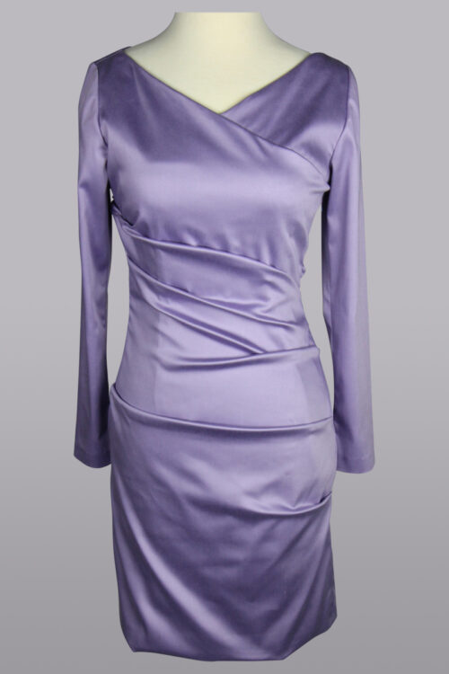 lilac stretch dress