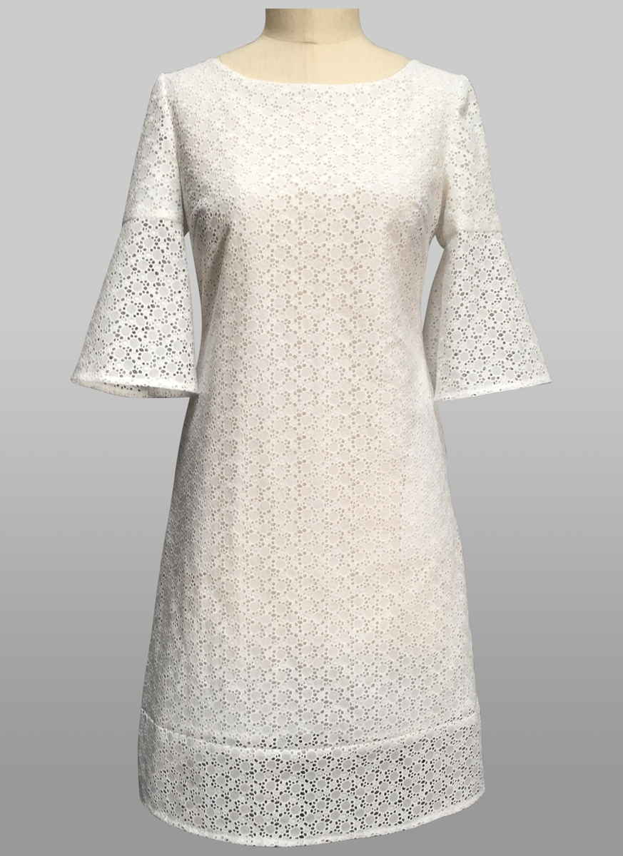 cheap white cotton dress