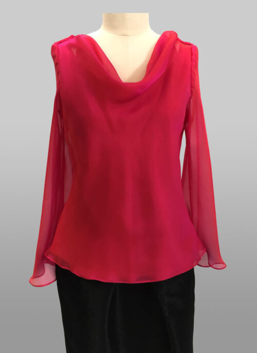 Chiffon Top with sleeve