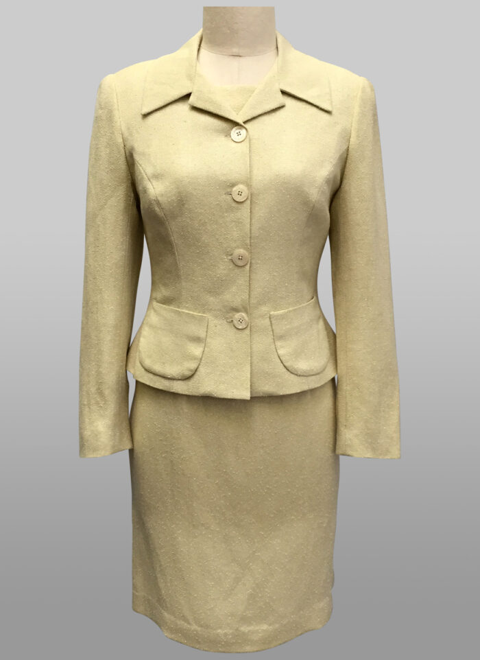 Champagne dress and jacket