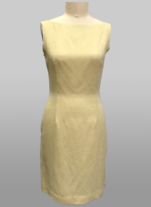 Classic dress with high neck