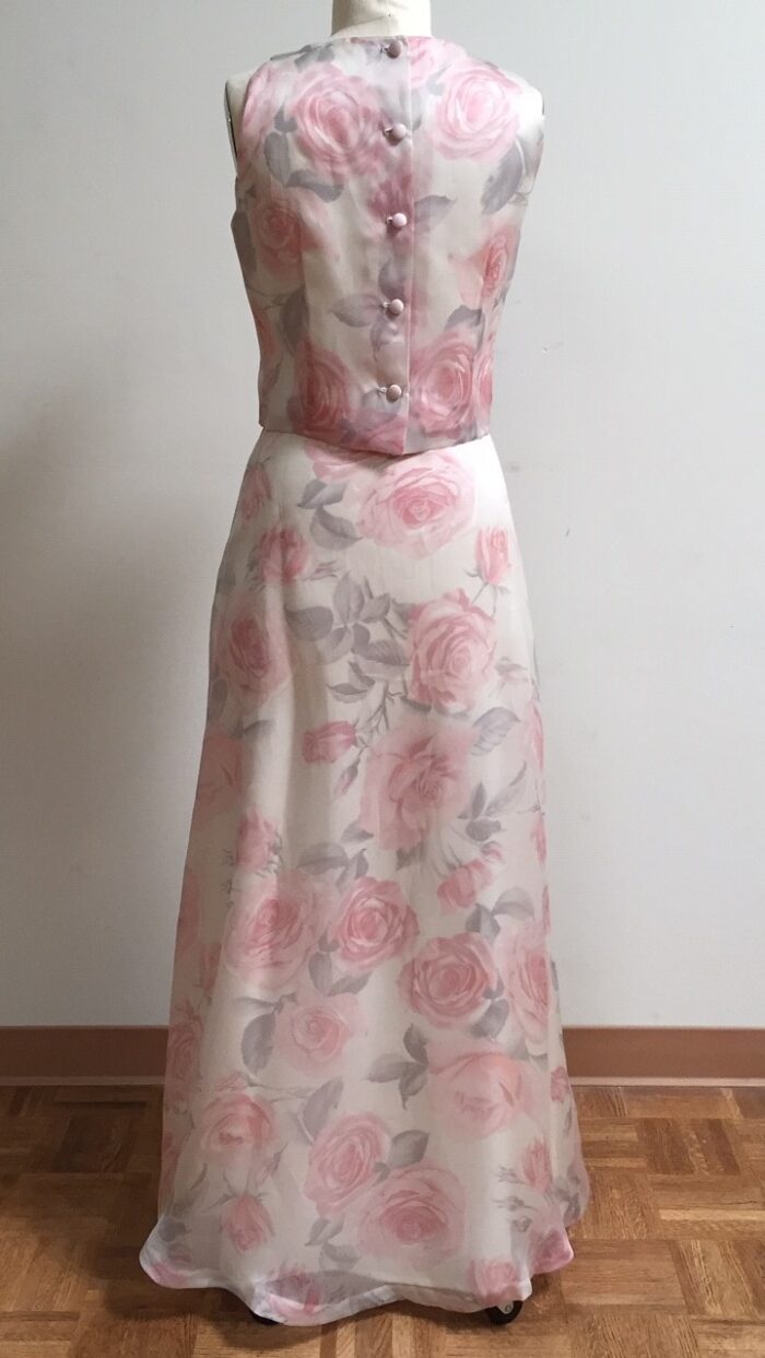 Pink and Silver Gown look for Mother of the Bride