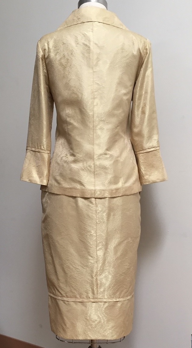 gold suit for wedding