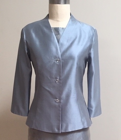 Blue Silk Jacket